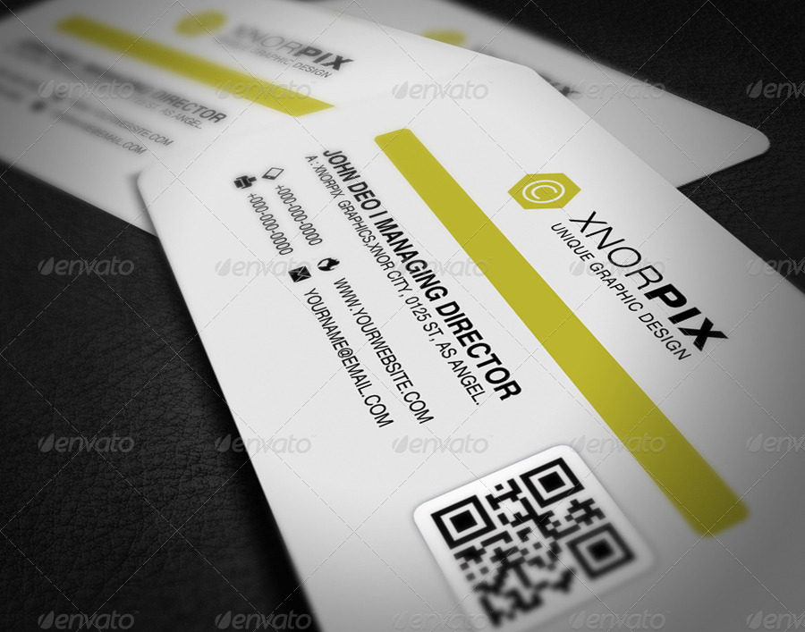 Excel Business Card, Print Templates GraphicRiver
